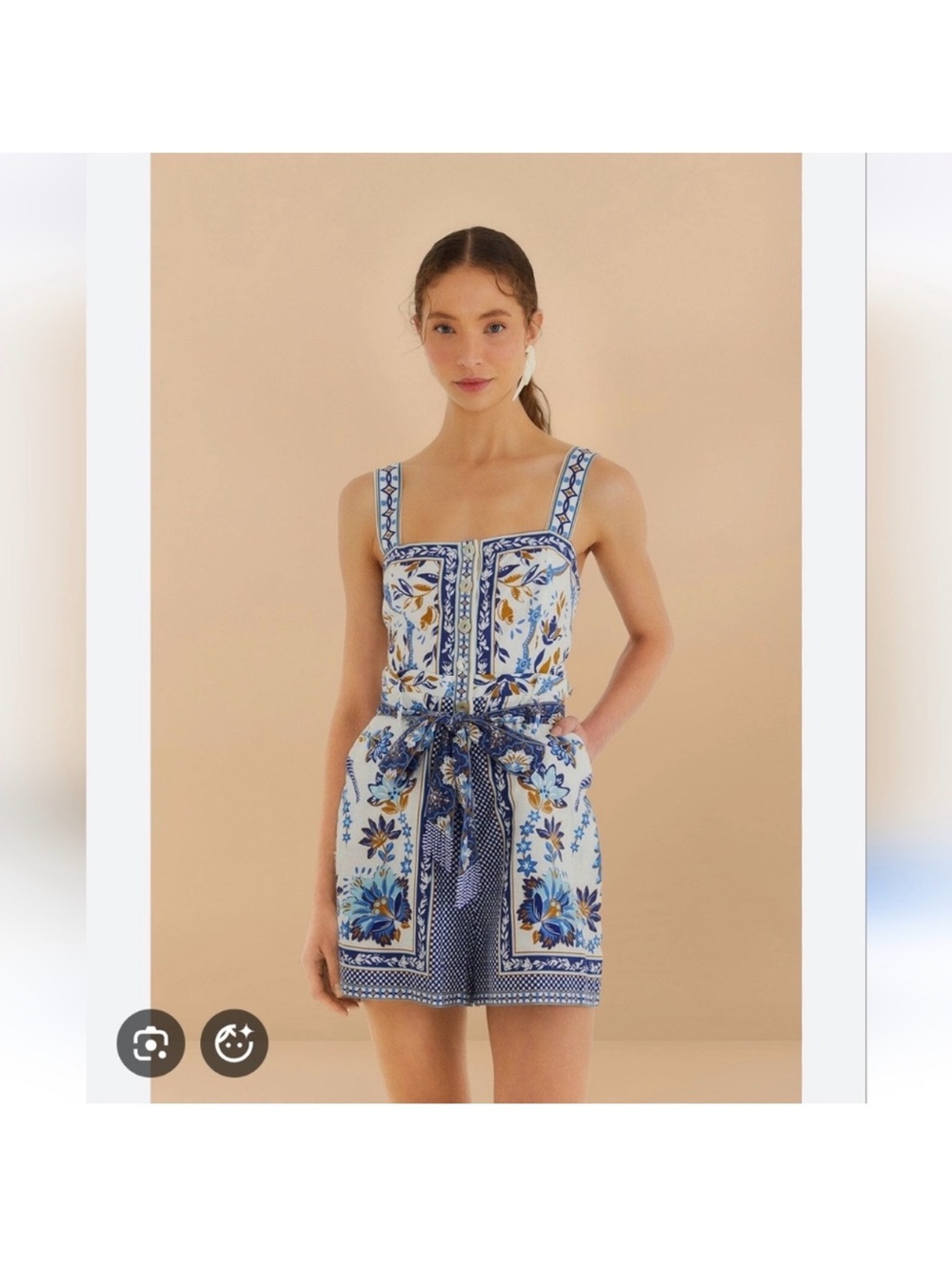 Farm Rio Ana Tapestry Romper